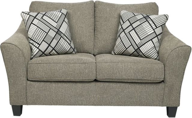 Benchcraft® Barnesley Platinum Loveseat-1