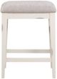Winners Only® Woodbridge Gray/White Backless Bar Stool-0