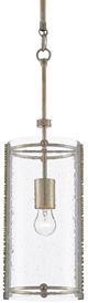 Currey & Company Chase Silver Granello Pendant Lighting-3