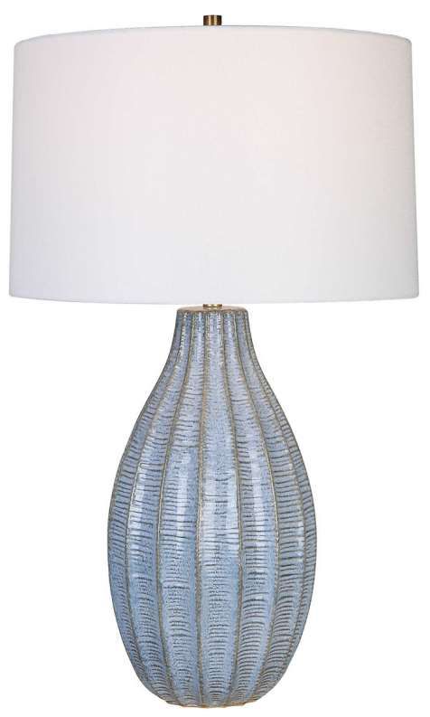 Uttermost® Veston Blue/Gray Table Lamp-0