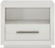 Universal Explore Home™ Oasis White Sandblasted Quartered Pine 34" Shoreline Nightstand-2