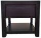 Elements International Minerva Chocolate End Table-0