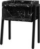 Monarch Specialties Inc. Black Marble 23"H Accent Table-0