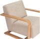 Moe's Home Collection Eckersley Beige Faux Shearling Lounge Chair-4