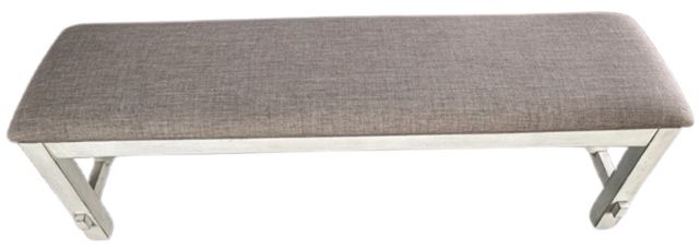 Bernards Homestead Gray Dining Bench-1