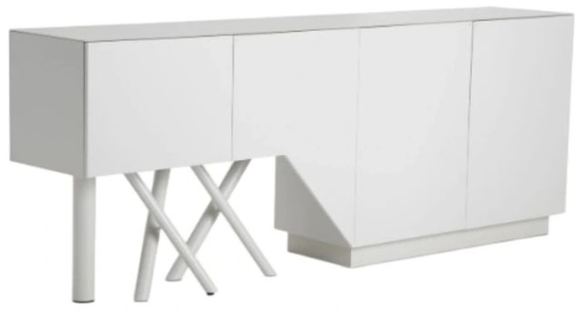 Michael Amini® Trance™ Rotterdam White Sideboard-0