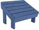 C R Plastics Modern Navy Footstool-0