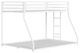 Furniture of America® Southall Matte White Youth Twin/Full Metal Bunk Bed-2