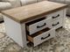 Signature Design by Ashley® Savonport Brown/White Rectangular Cocktail Table-1