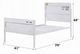 ACME Furniture Cargo White Twin Panel Bed-2