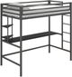 Novogratz Maxwell Gray Twin Loft Bed with Desk-0