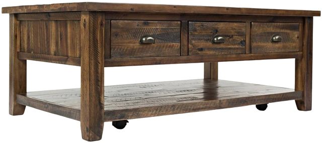 Jofran Inc. Artisan's Craft Dakota Oak Coffee Table-0