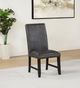 Coaster® Averill 2-Piece Dark Gray Upholstered Dining Side Chair Set-1