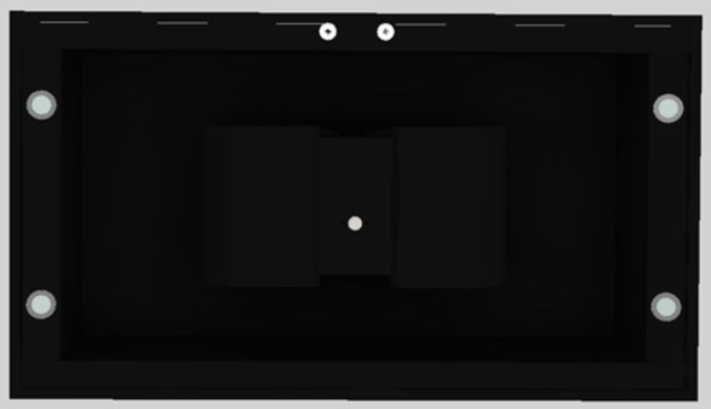 Vent-A-Hood® 48" Black Contemporary Island Range Hood-2