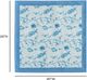 TOV Furniture Dolce 4-Piece Baby Blue Natural Cotton Napkin Set-2
