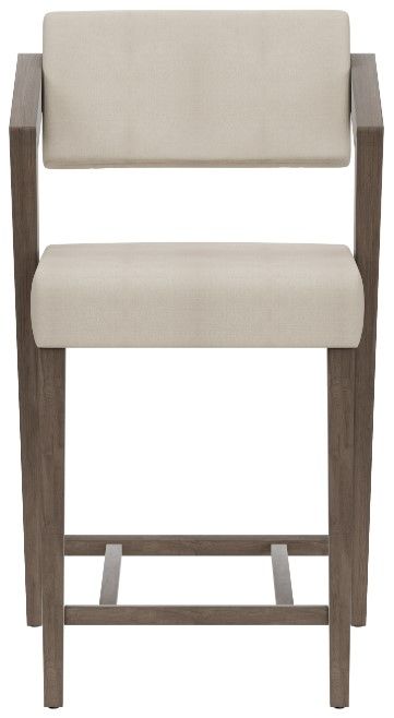 HH2 Home Snyder Aged Gray/Light Beige Counter Stool-1
