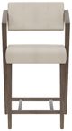 HH2 Home Snyder Aged Gray/Light Beige Counter Stool-1
