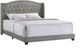 Intercon Rhyan Smoke King Upholstered Panel Bed-0