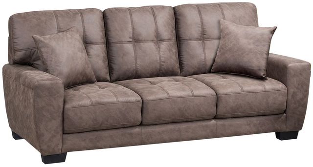 Mazin Furniture Misha 3-Piece Brown Leather Sofa Set-0