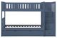 Homelegance® Nora Blue Twin/Twin Step Bunk Bed-5