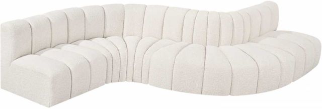 Meridian Furniture Arc 6-Piece Cream Modular Sectional-1