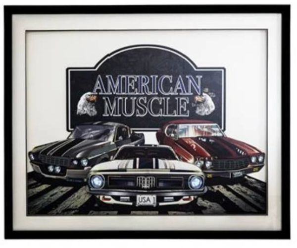 YHD American Muscle Wall Art-0