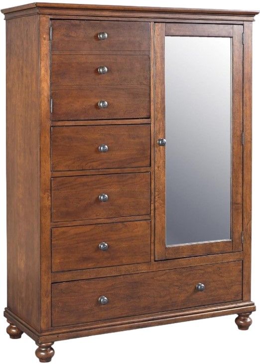 aspenhome® Oxford Whiskey Brown Chiffarobe-0