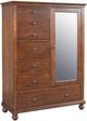 aspenhome® Oxford Whiskey Brown Chiffarobe-0