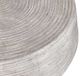 Classic Home Nellie Light Gray Concrete Round Outdoor Coffee Table-3