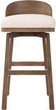 Four Hands Cloris Thames Cream Swivel Bar and Bar Stool-1