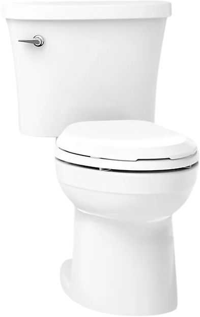 KOHLER® Kingston™ White 30" Elongated Toilet, 1.28 Gpf-0