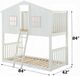 ACME Furniture Rohan Cottage White Twin Over Twin Youth Bunk Bed-2
