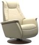Stressless® by Ekornes® Customizable Max Medium Power Recliner with Moon Wood Base-0