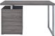 Coaster® Brennan Weathered Grey 3-Drawer Office Desk-3
