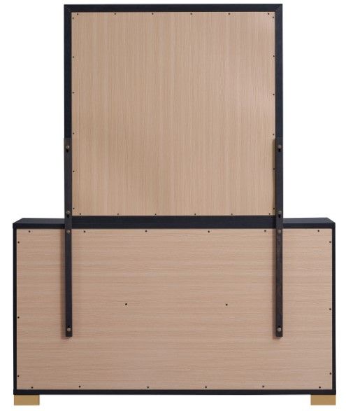 Coaster® Marceline Black Dresser and Mirror-3