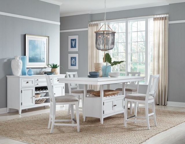 Magnussen Home® Heron Cove Baja Fog/Chalk White Counter Chair-1