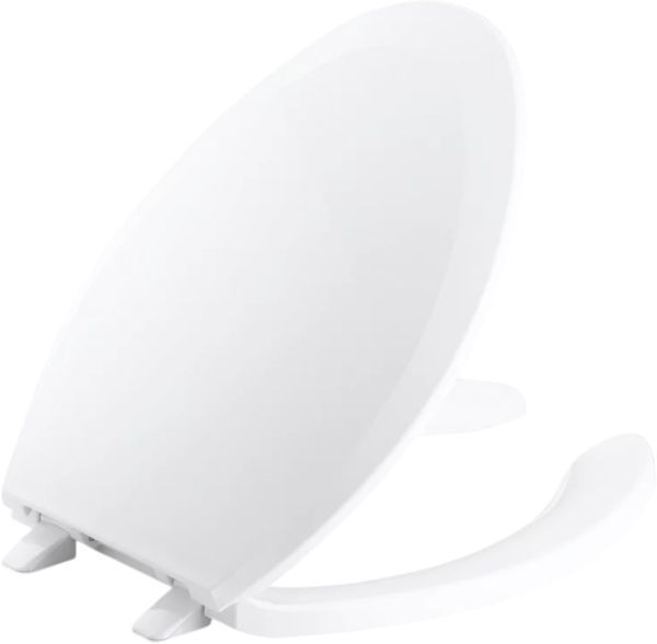 KOHLER® Lustra™ White Elongated Toilet Seat-0