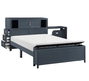 Lofty Full Bed Blue