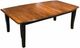  Amish Works Bunker Brown Dining Table with Black Base-0