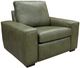 Mayo Furniture Customizable Leather Large Track Arm Power Recliner Chair-1