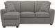La-Z-Boy® Piper 2-Piece Steel Sofa with Chaise-2