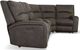 Flexsteel® Nirvana Grey Power Reclining Sectional with Power Headrests-1