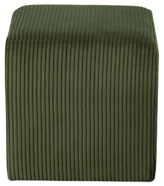 Meridian Furniture Roy Green Square Ottoman-1