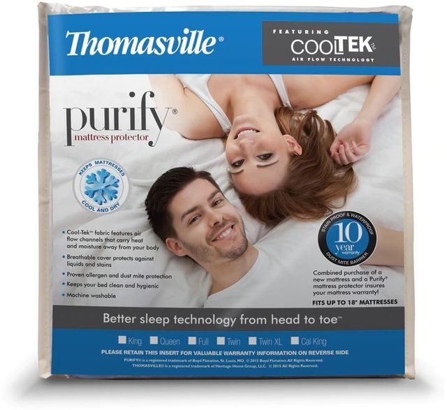 Boyd Sleep Thomasville® Purify CoolTek™ Twin Mattress Protector-1