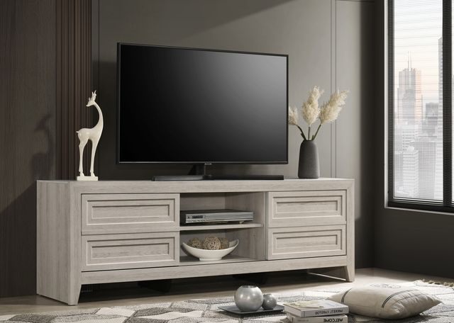 Crown Mark Lorraine Natural TV Stand-1