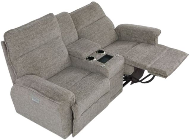 La-Z-Boy® Jay Linen Power Reclining Loveseat with Console, Headrest, and Lumbar-4