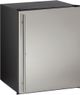 U-Line® ADA Series 24" 5.3 Cu. Ft. Stainless Steel Built-In or Freestanding Under The Counter Refrigerator-0
