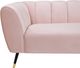 Meridian Furniture Beaumont Pink Velvet Sofa-4