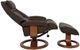 Fjords® Customizable Admiral R Classic Comfort Large Manual Reclining Chair with Footstool-1