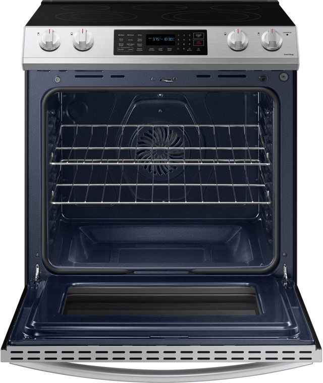 Samsung 30" Fingerprint Resistant Stainless Steel Slide In Electric Range-1